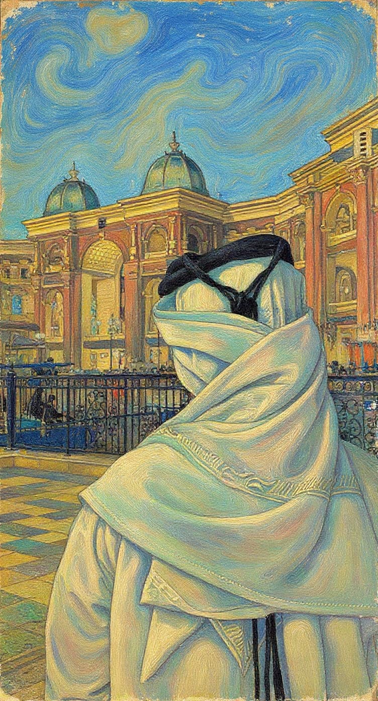 Transform image to vintage art style