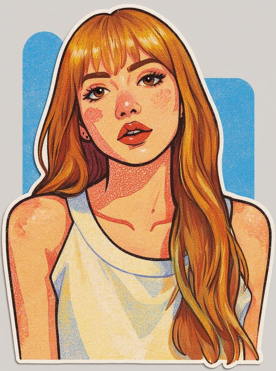 Transform image to cartoon-sticker art style
