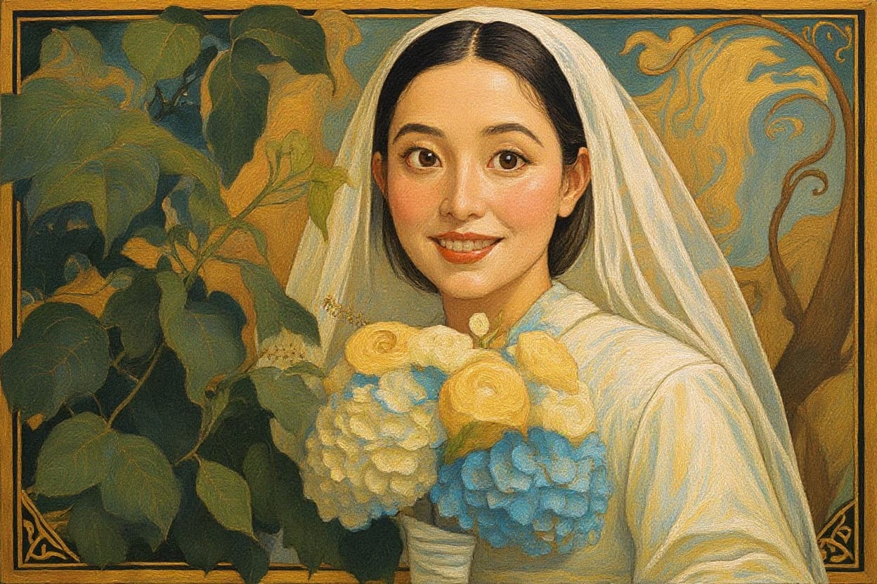 Transform image to art-nouveau art style