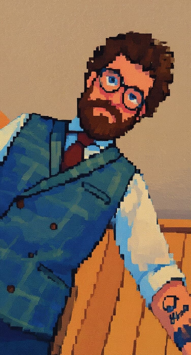 Transform image to pixel-art art style