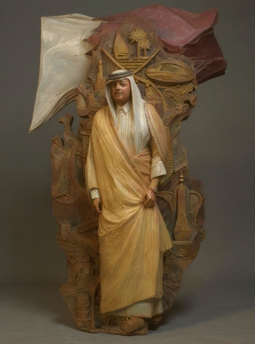 Transform image to sculpture art style