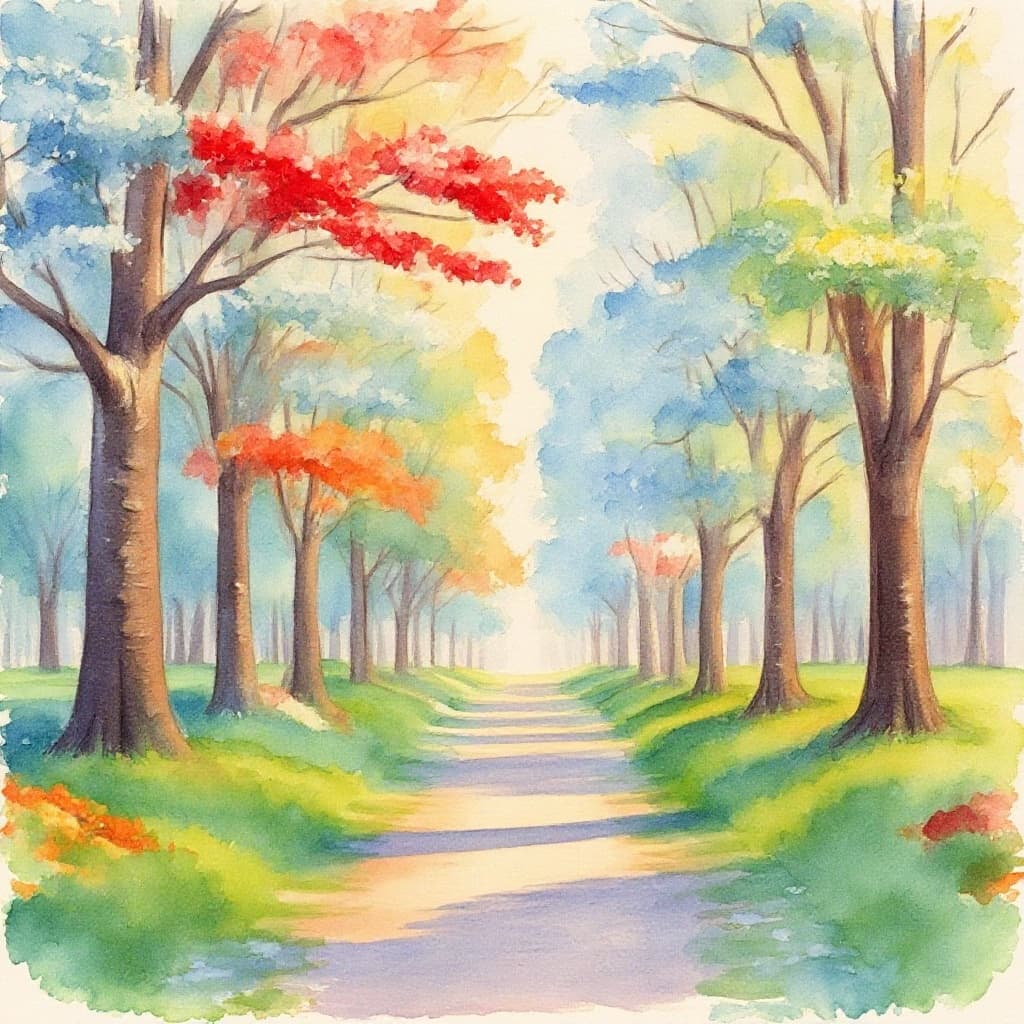 Transform image to watercolor art style