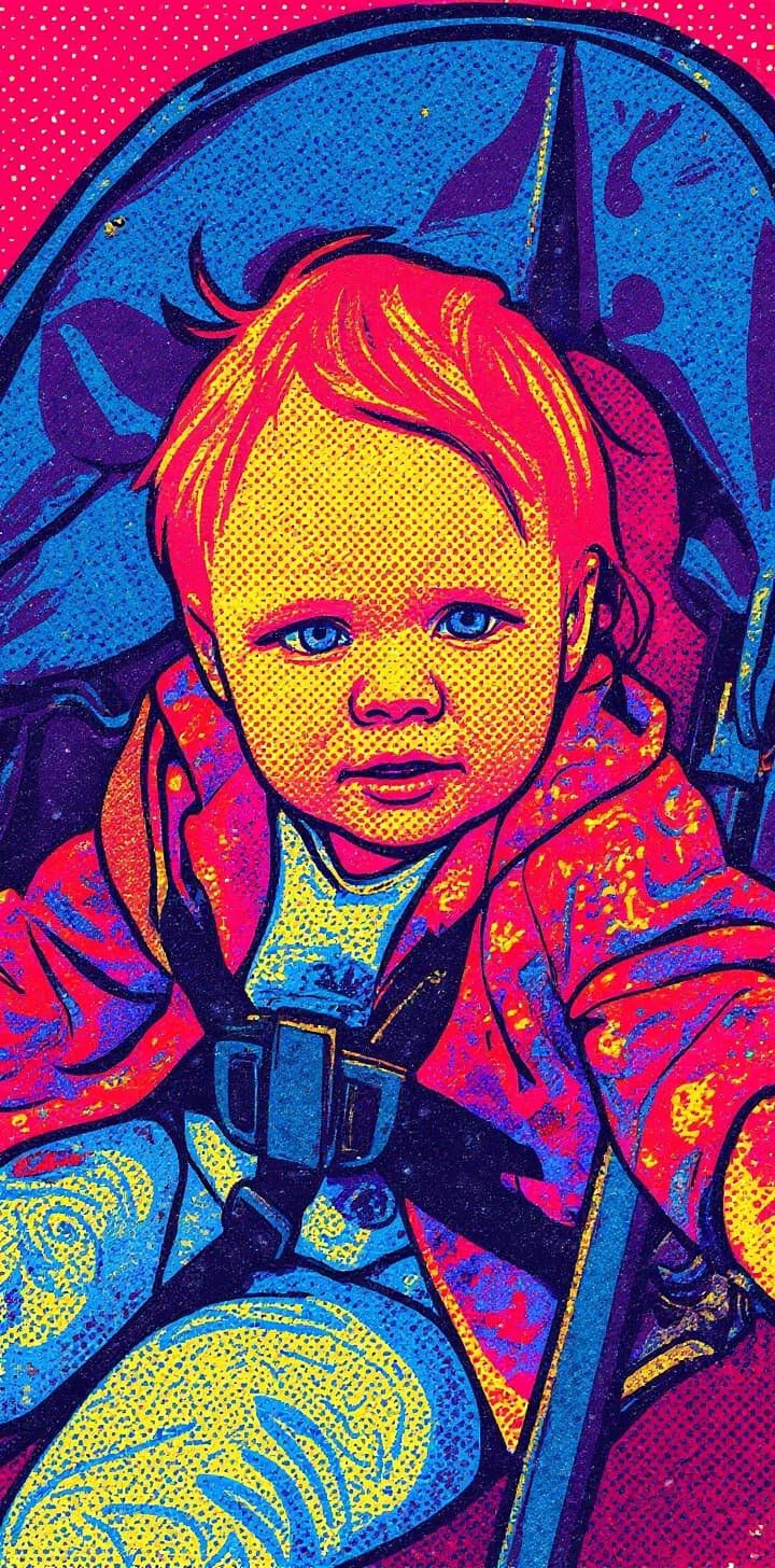 Transform image to pop-art art style