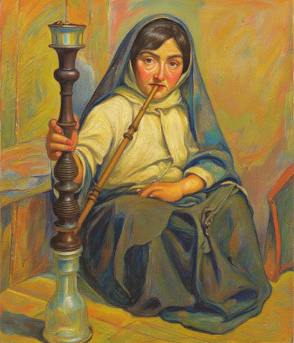 Transform image to vintage art style