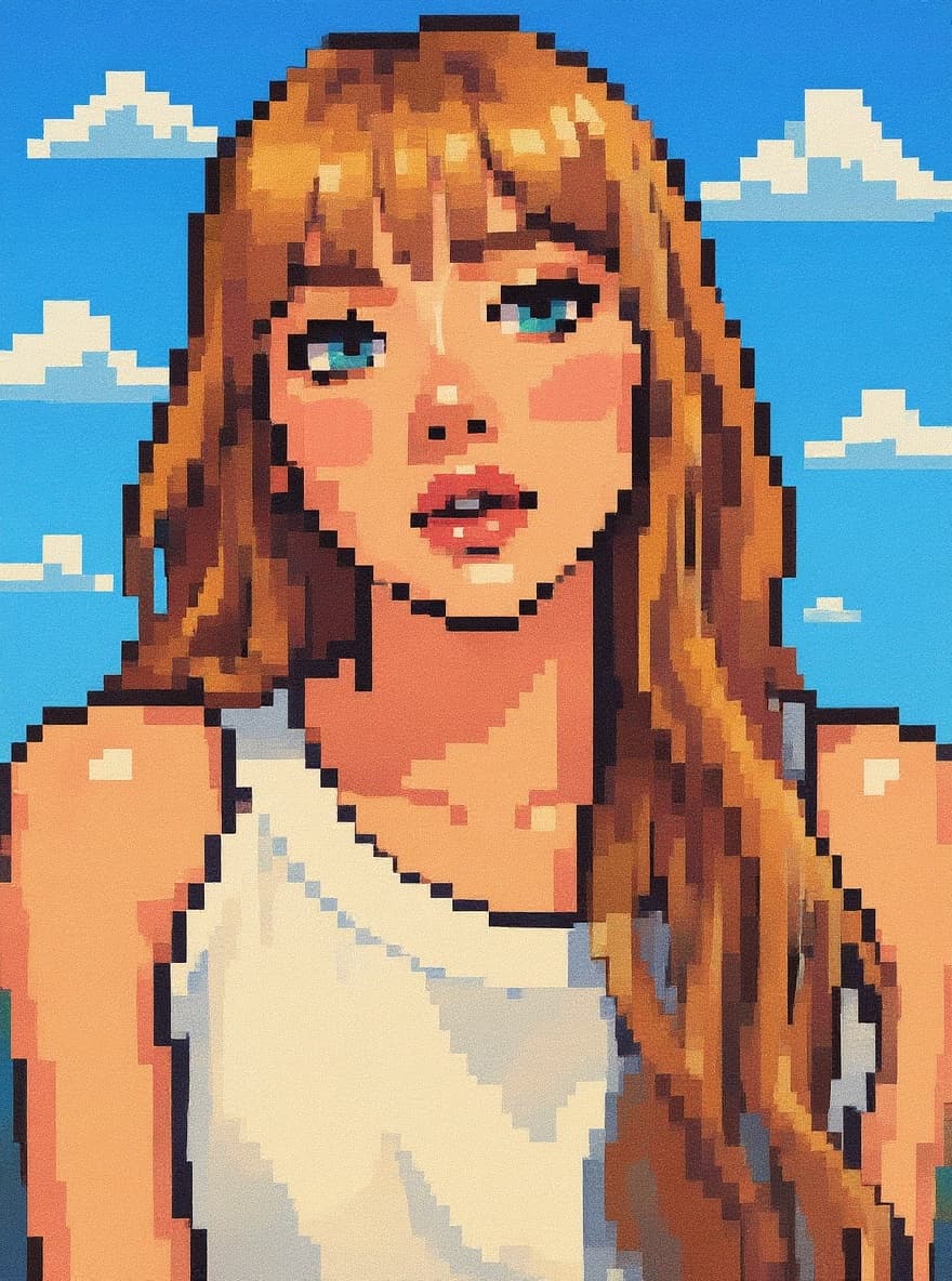 Transform image to pixel-art art style