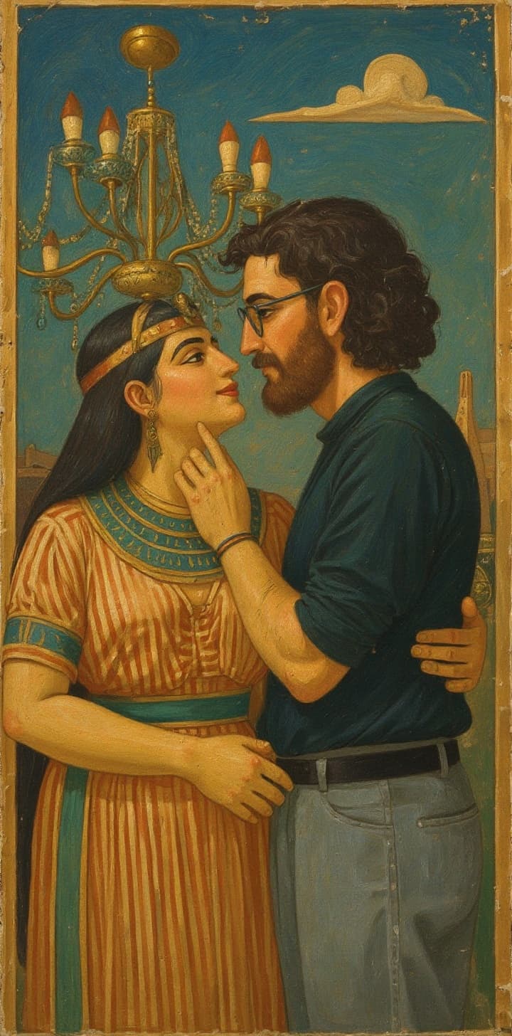 Transform image to egyptian art style