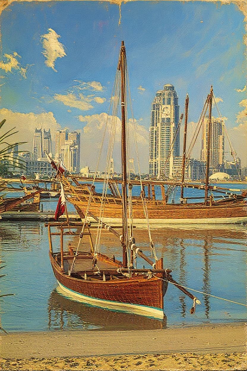 Transform image to vintage art style