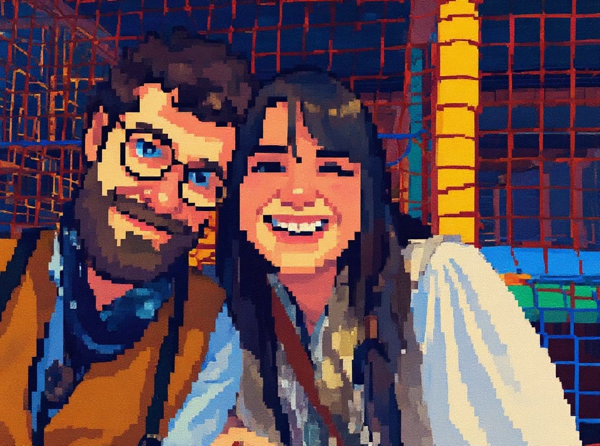 Transform image to pixel-art art style