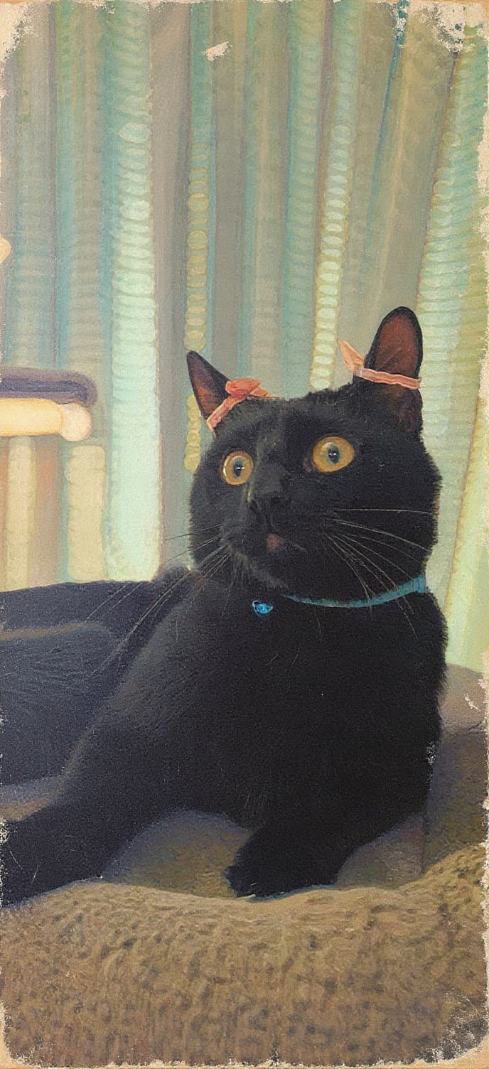 Transform image to vintage art style