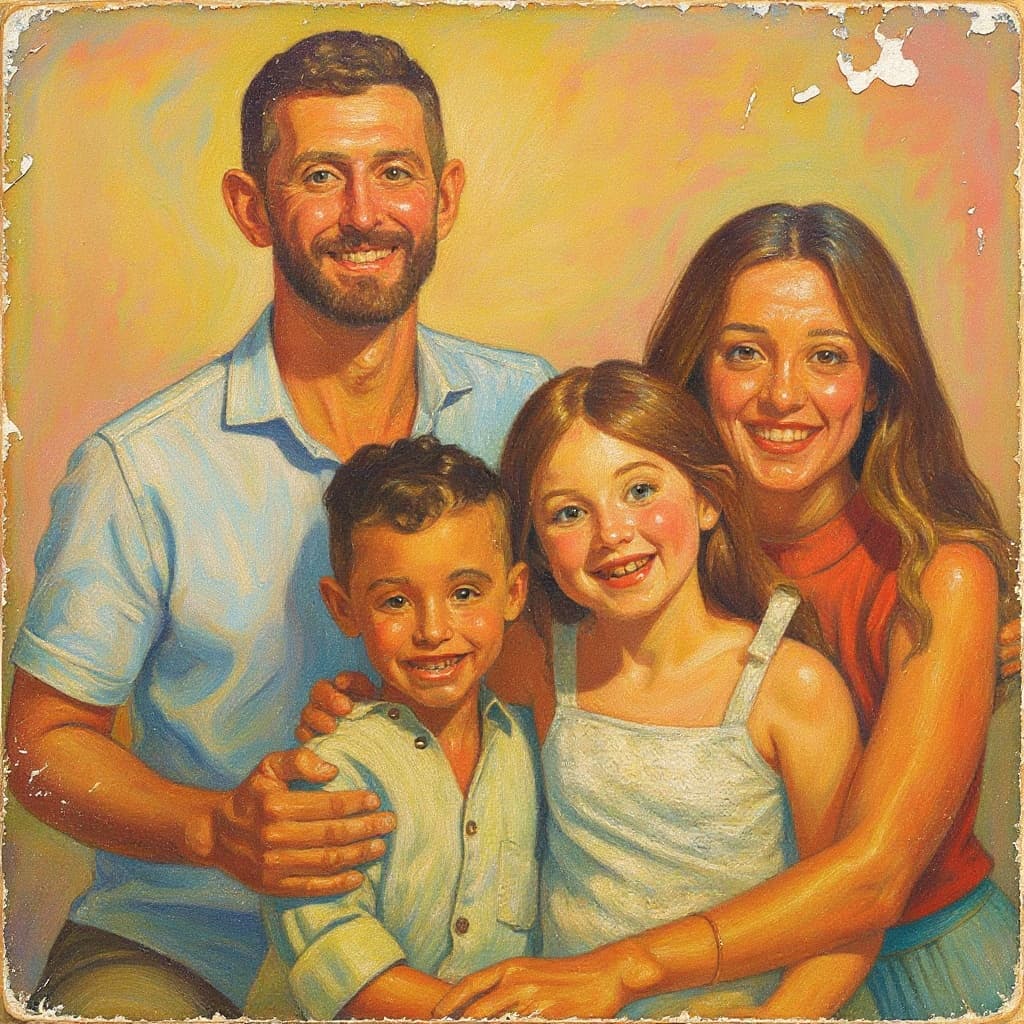 Transform image to vintage art style