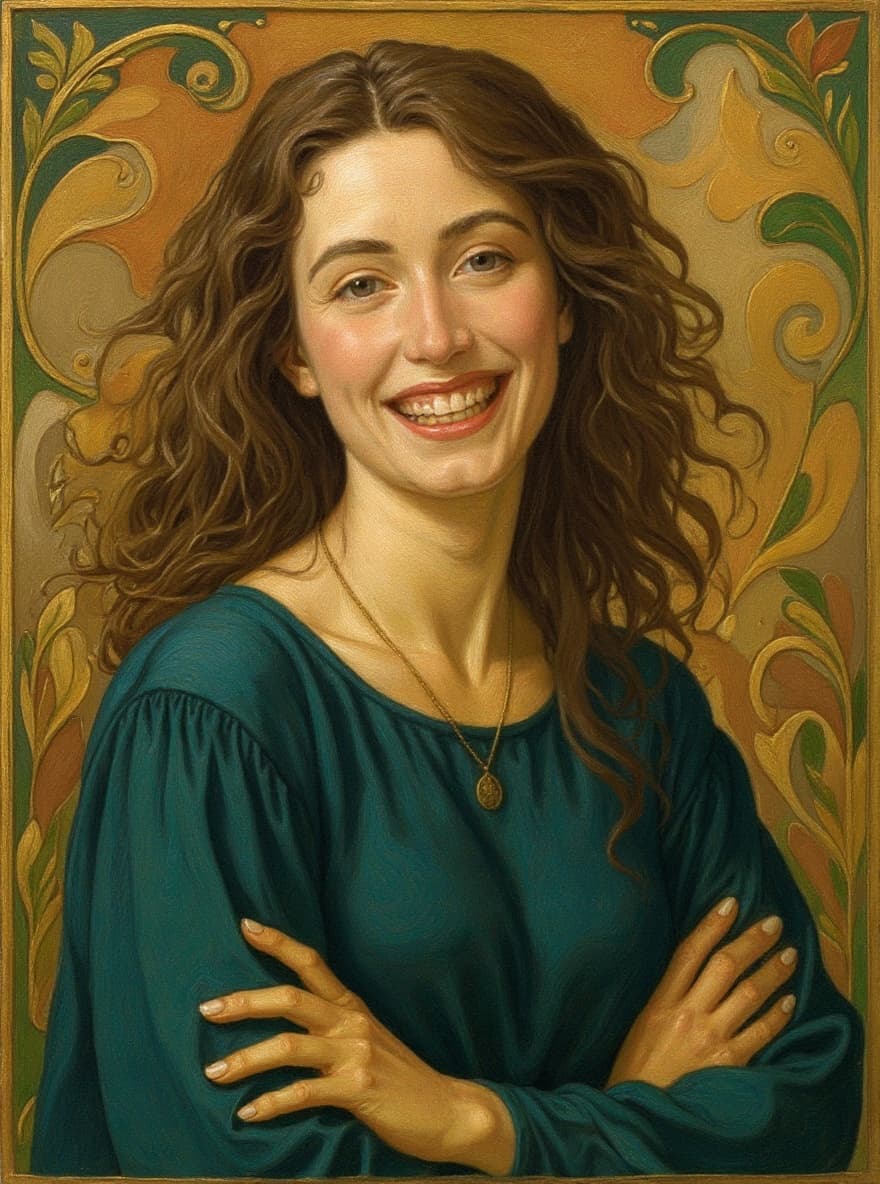 Transform image to art-nouveau art style