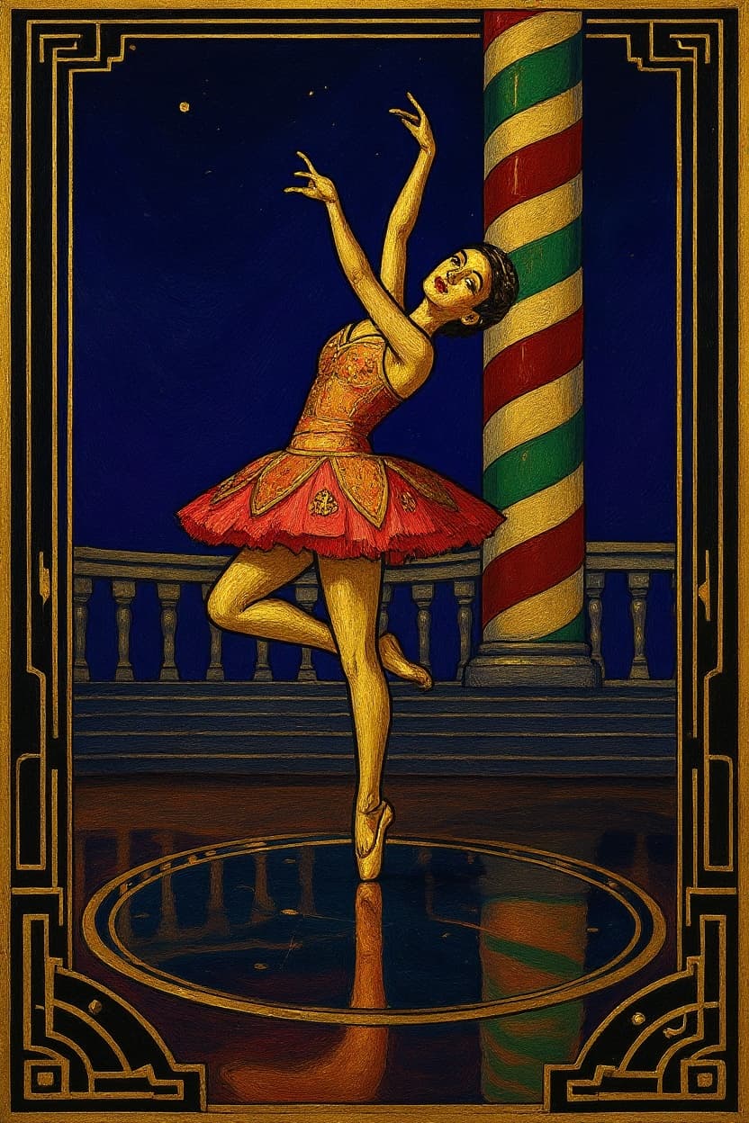 Transform image to art-deco art style