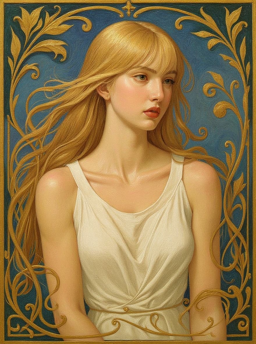 Transform image to art-nouveau art style