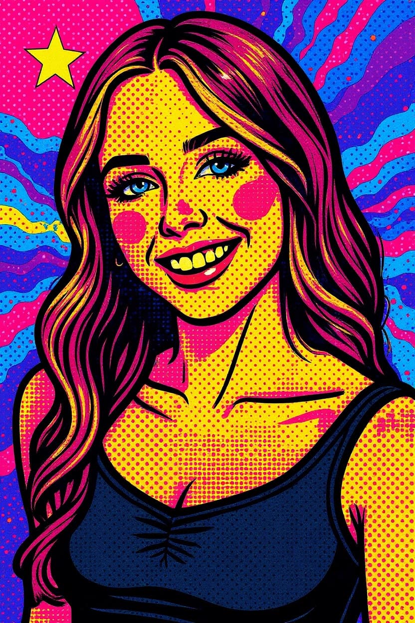 Transform image to pop-art art style