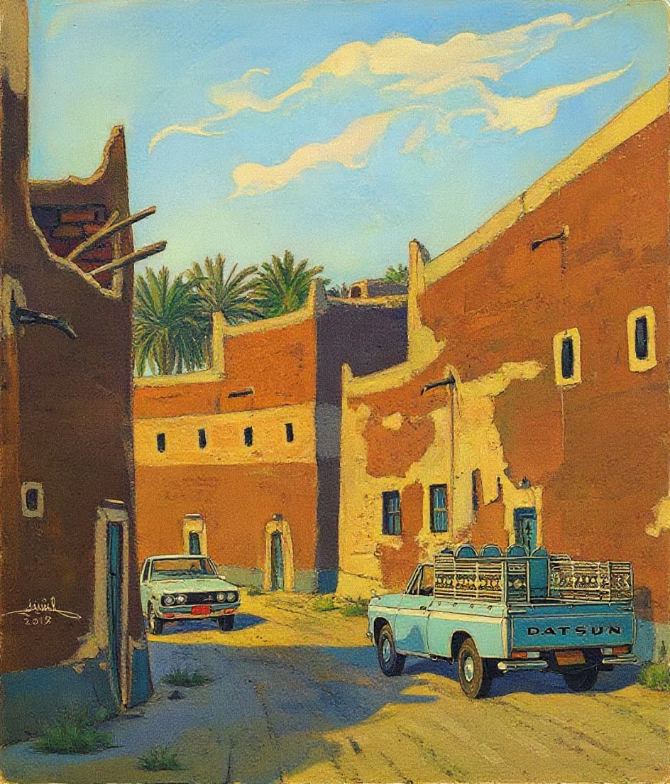 Transform image to vintage art style