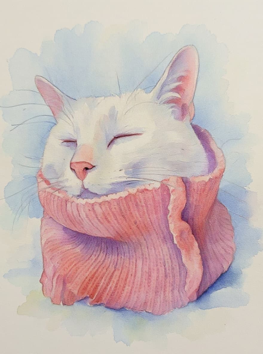 Transform image to watercolor art style