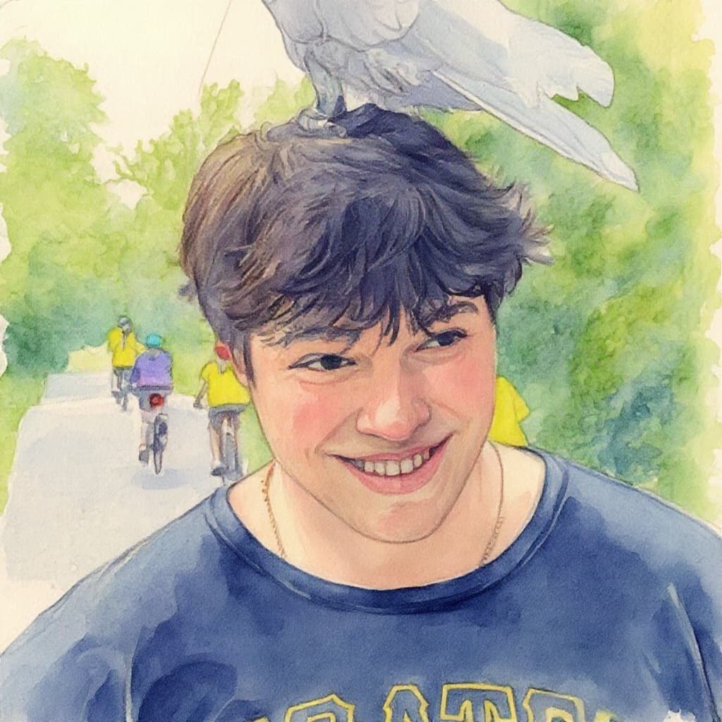 Transform image to watercolor art style