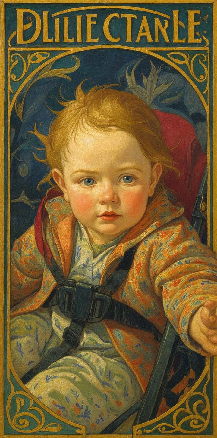 Transform image to art-nouveau art style