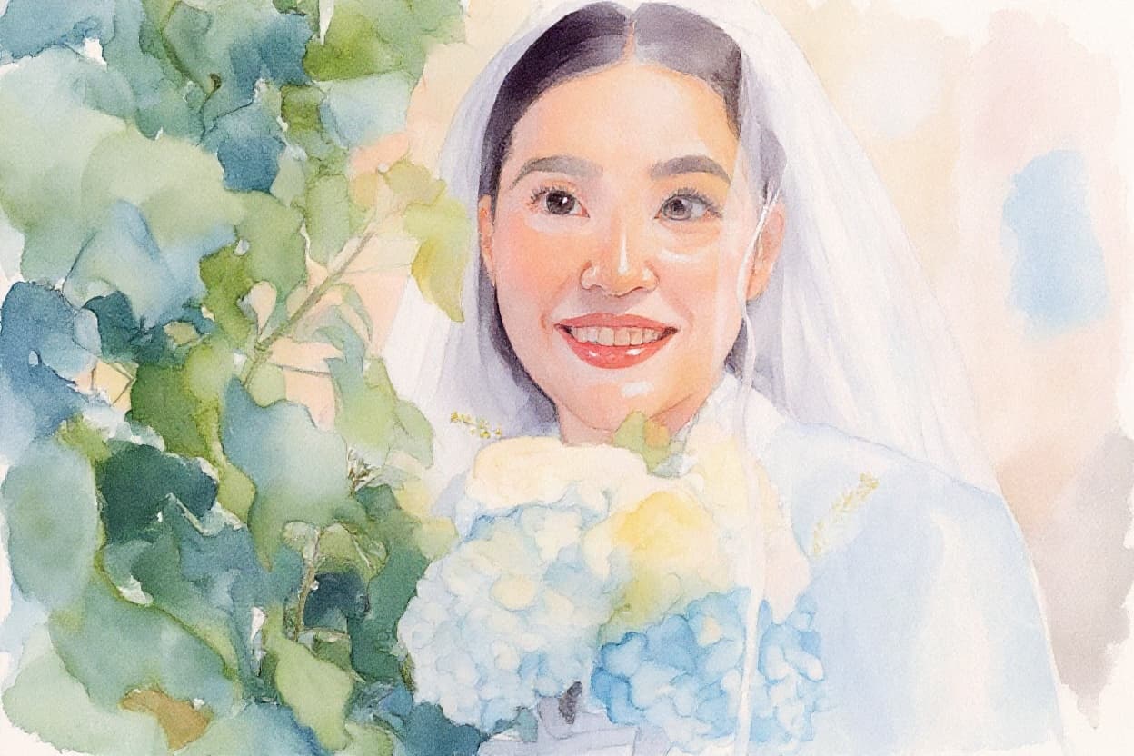Transform image to watercolor art style