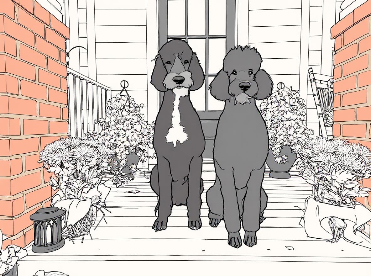 Transform image to line-art art style