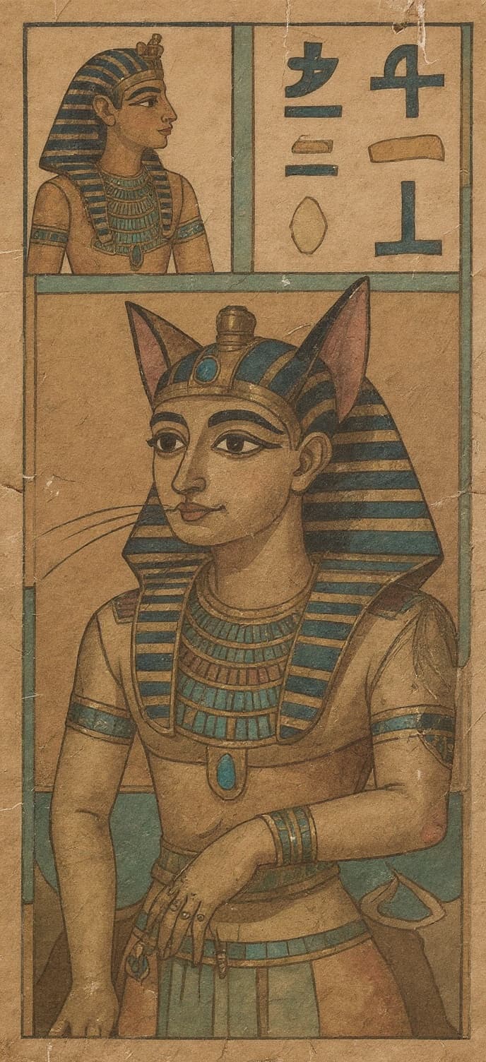 Transform image to egyptian art style
