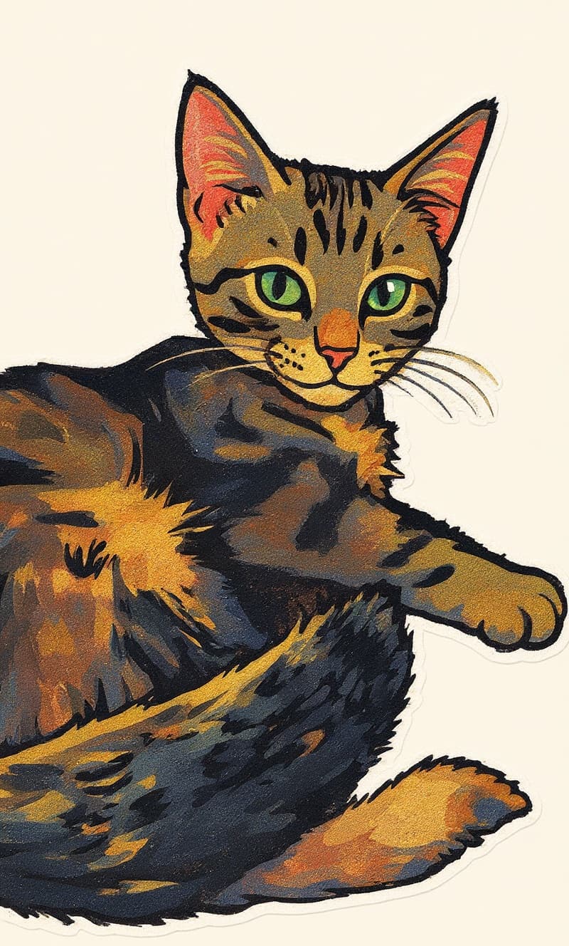 Transform image to cartoon-sticker art style