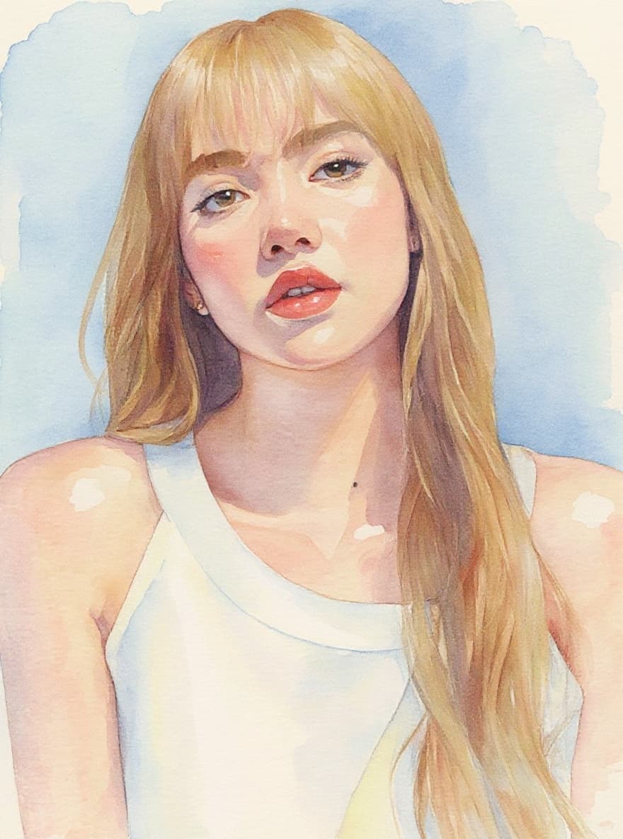 Transform image to watercolor art style