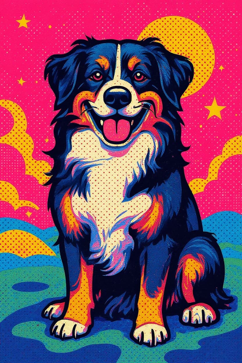 Transform image to pop-art art style
