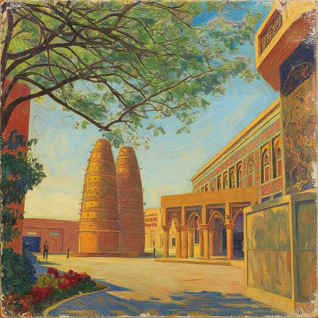 Transform image to vintage art style