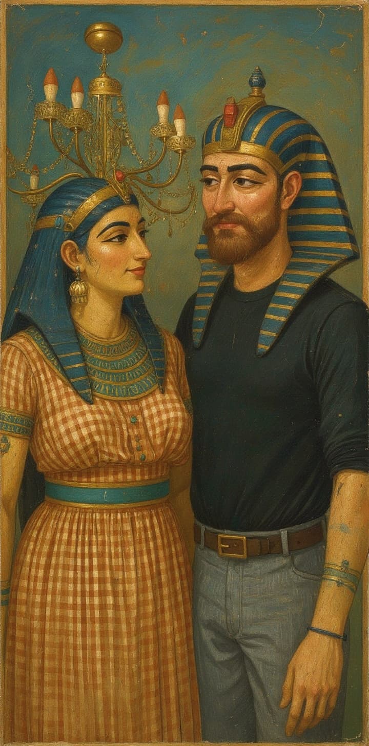 Transform image to egyptian art style