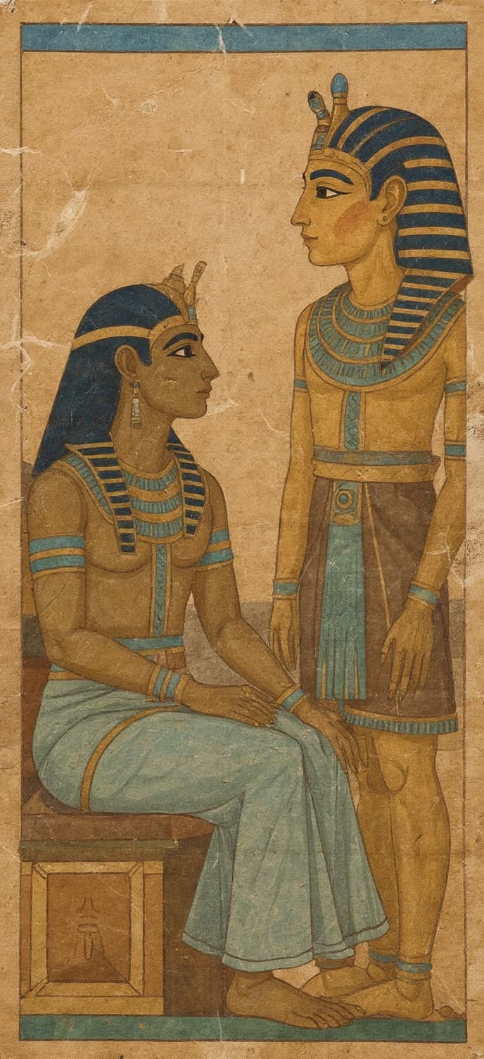 Transform image to egyptian art style