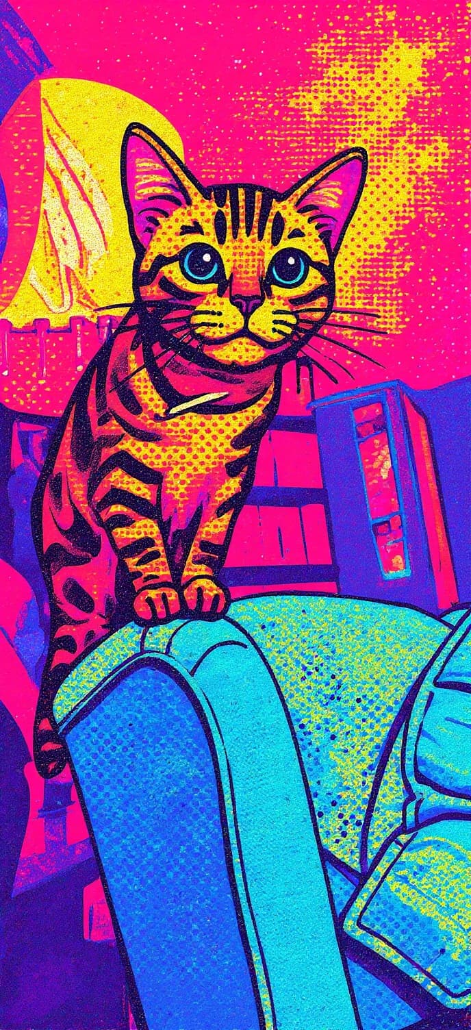 Transform image to pop-art art style