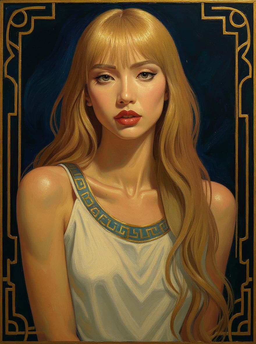 Transform image to art-deco art style