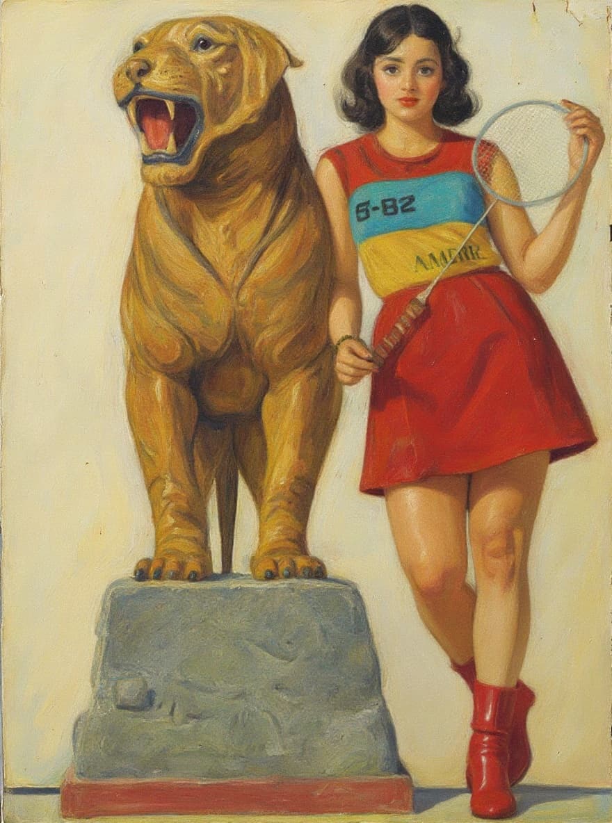 Transform image to vintage art style