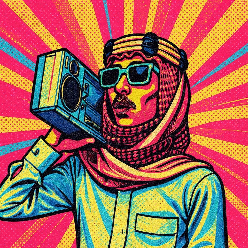 Transform image to pop-art art style