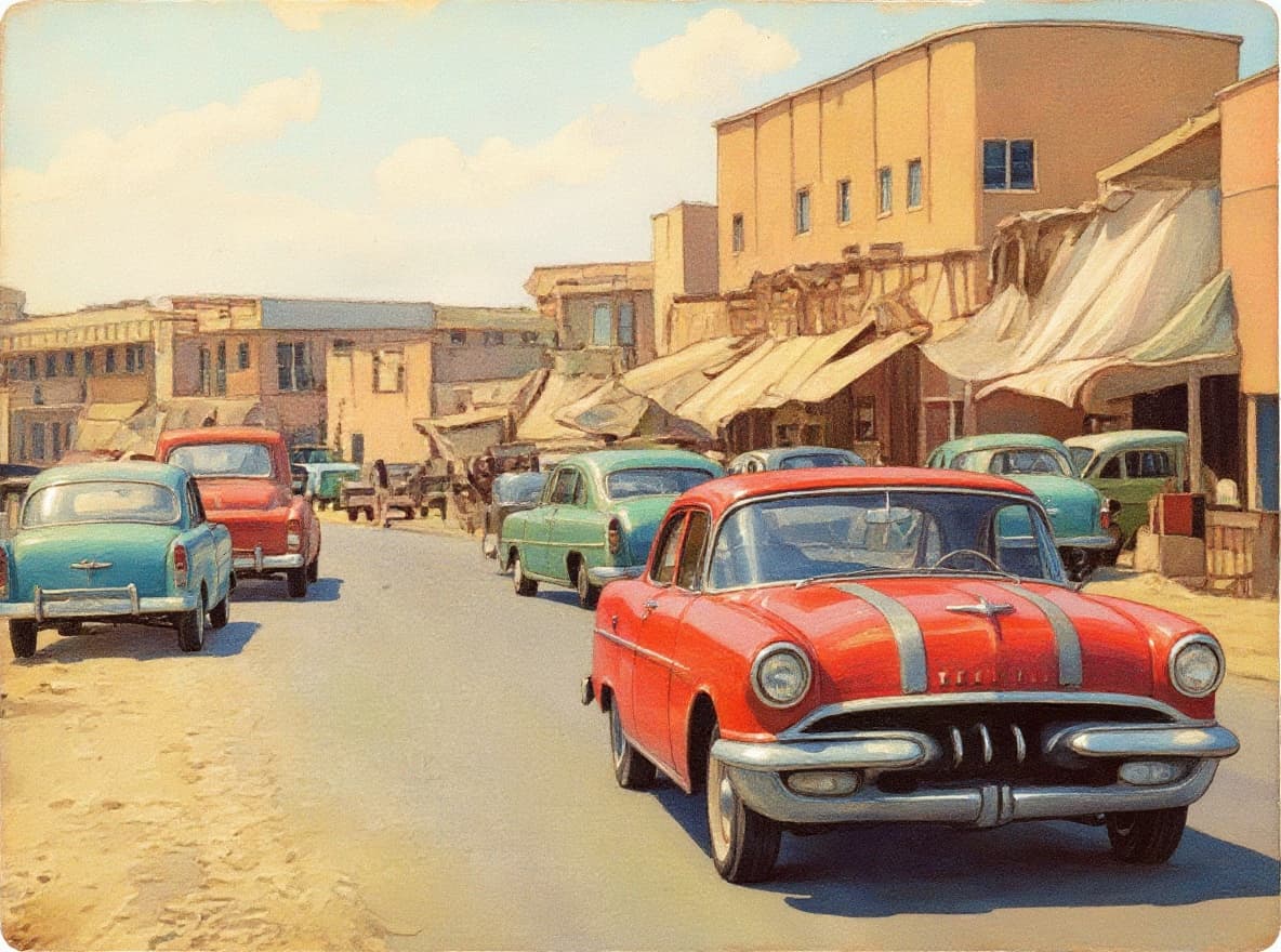 Transform image to vintage art style