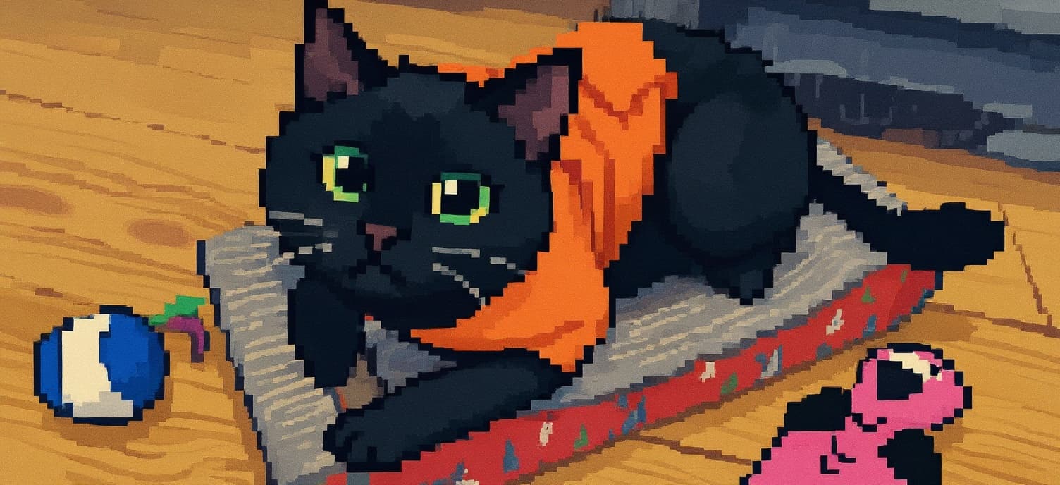 Transform image to pixel-art art style