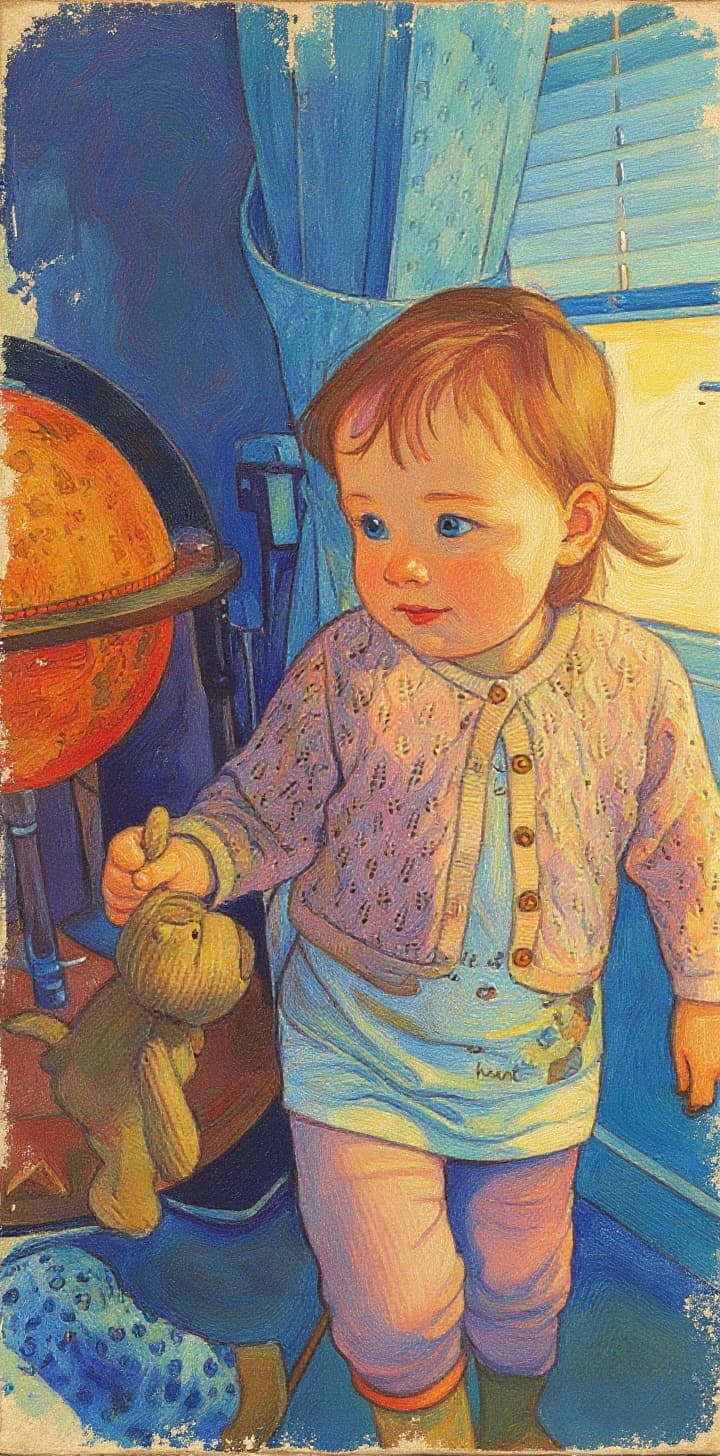 Transform image to vintage art style