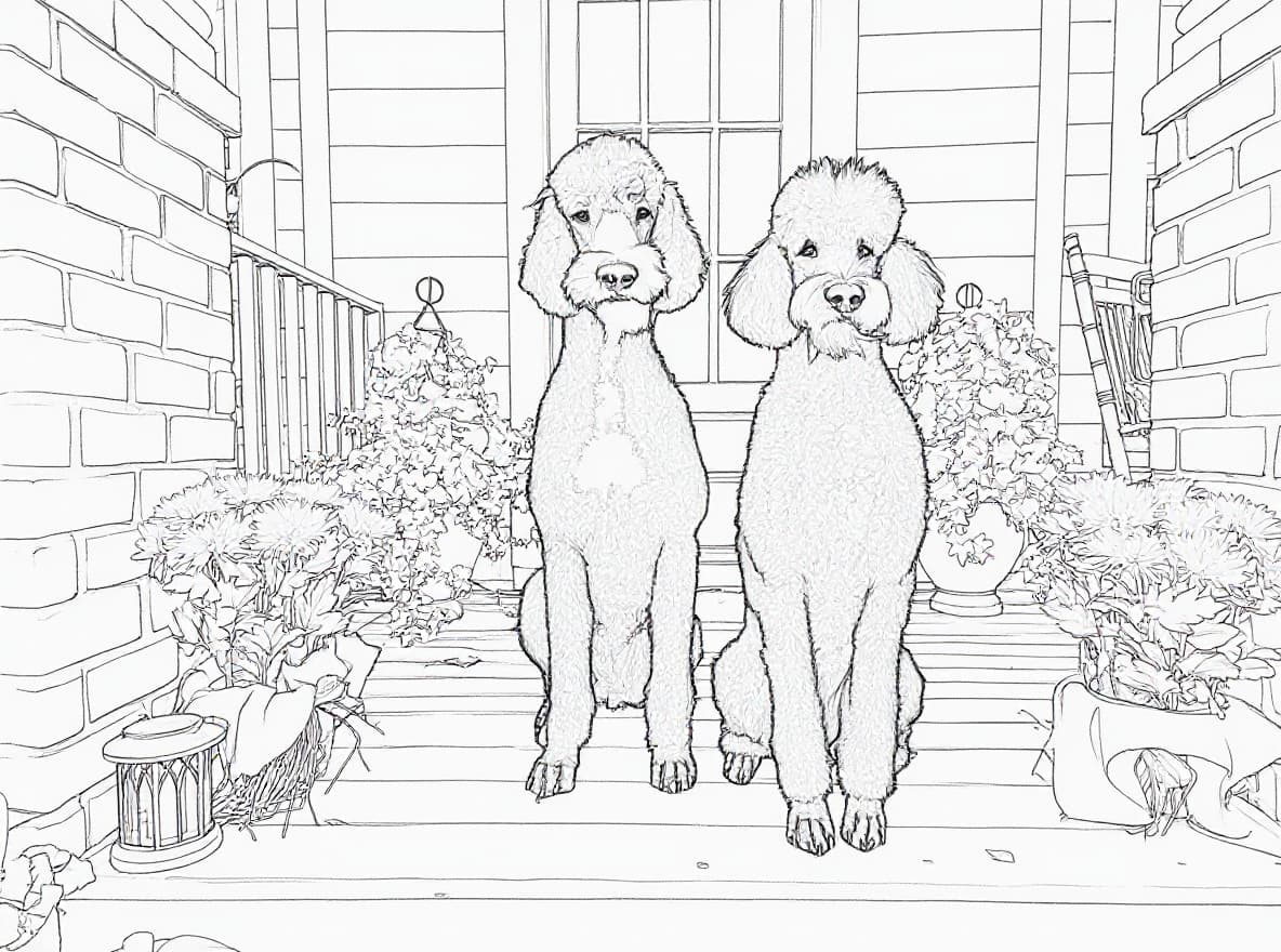 Transform image to line-art art style