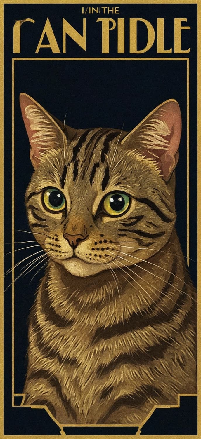 Transform image to art-deco art style