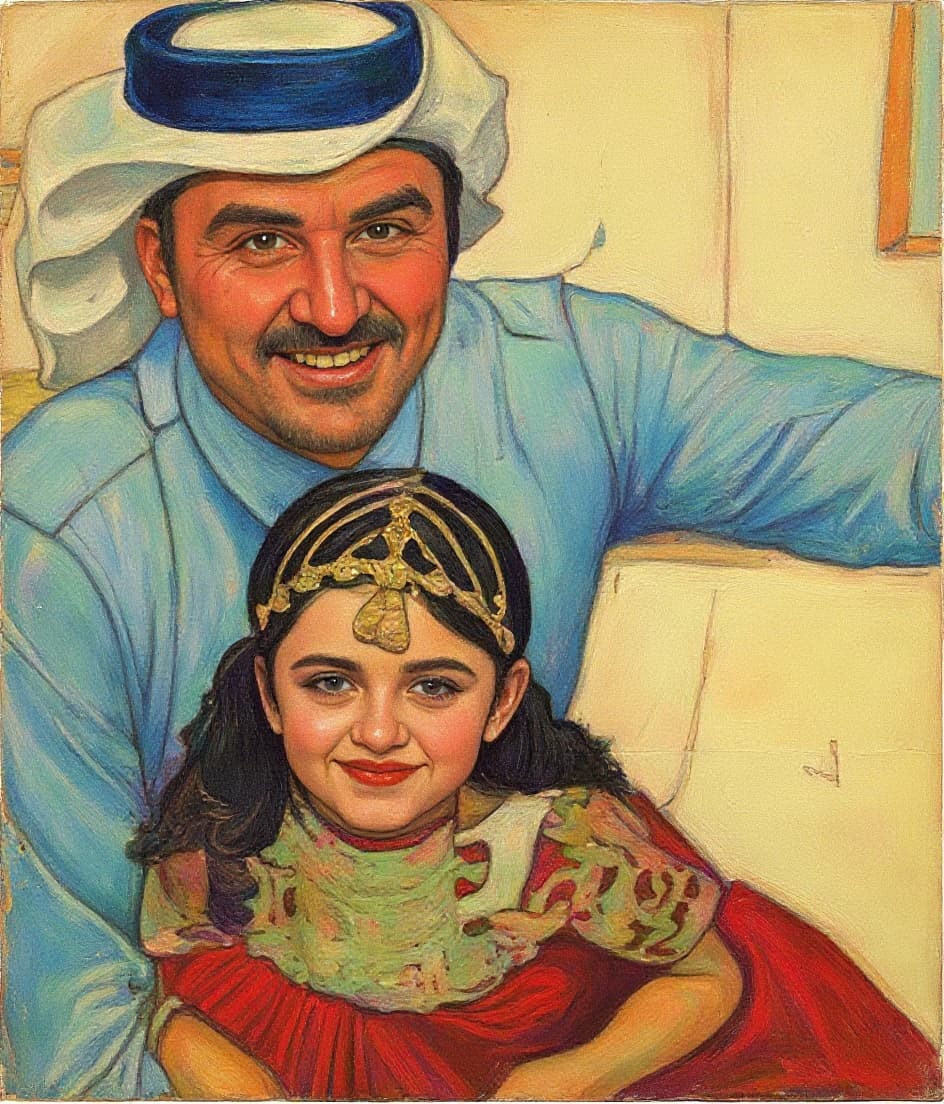 Transform image to vintage art style