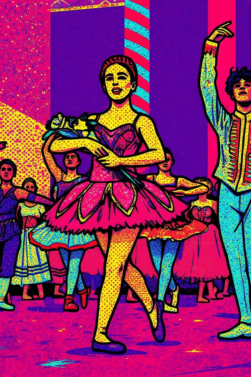 Transform image to pop-art art style