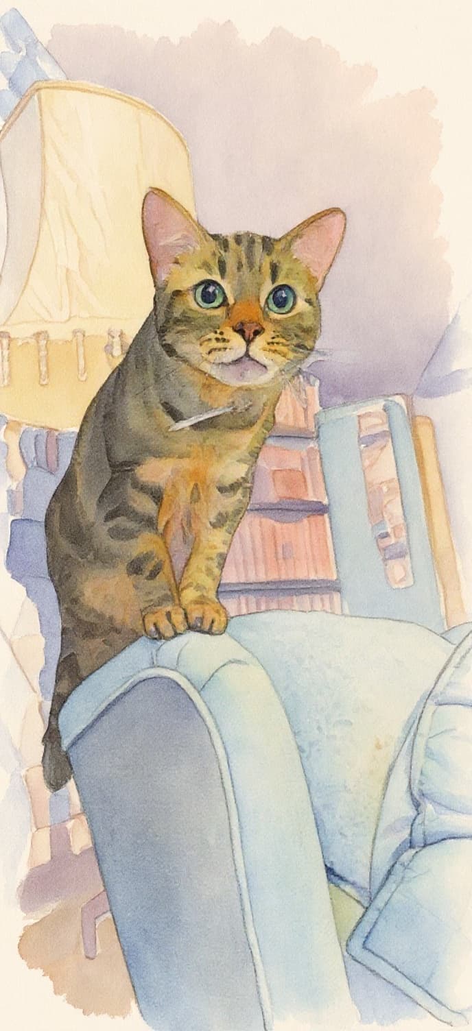 Transform image to watercolor art style