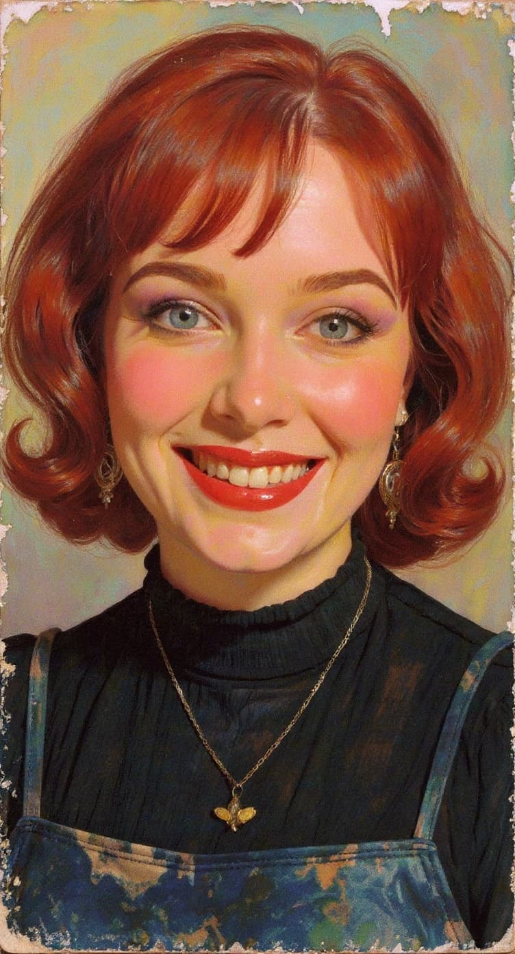Transform image to vintage art style