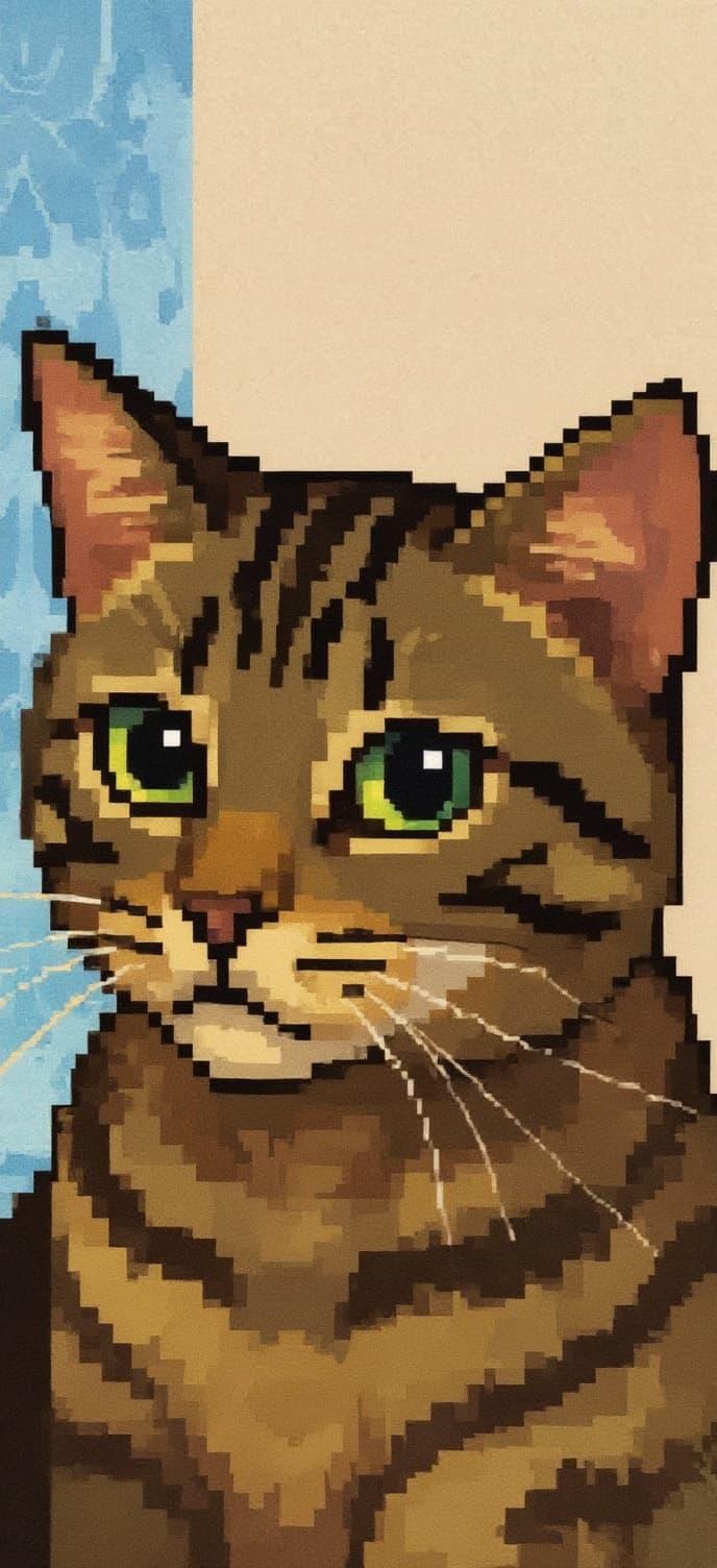 Transform image to pixel-art art style