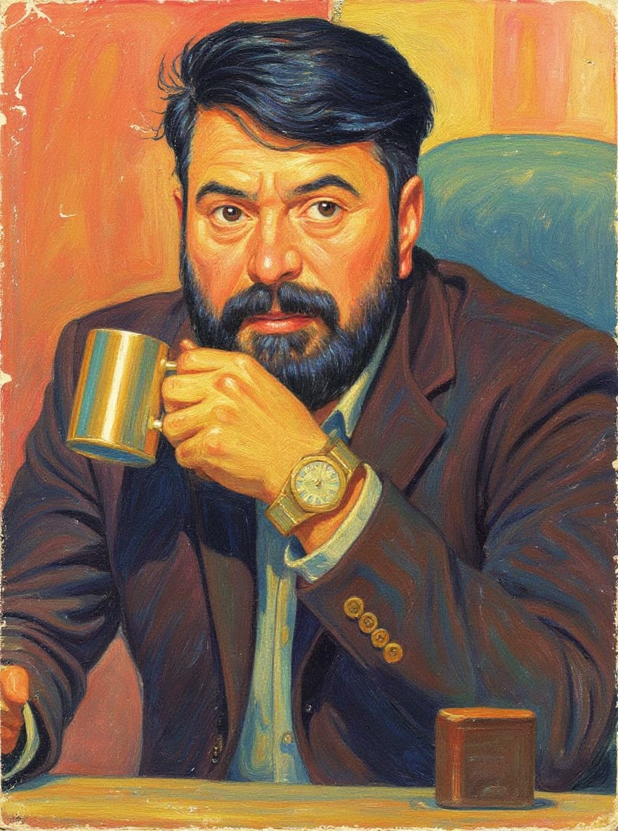 Transform image to vintage art style