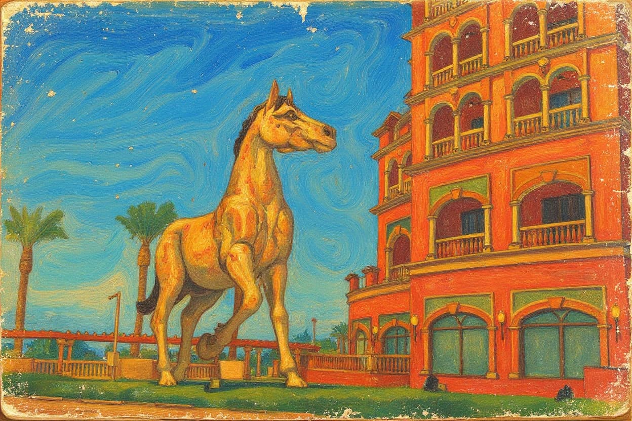 Transform image to vintage art style