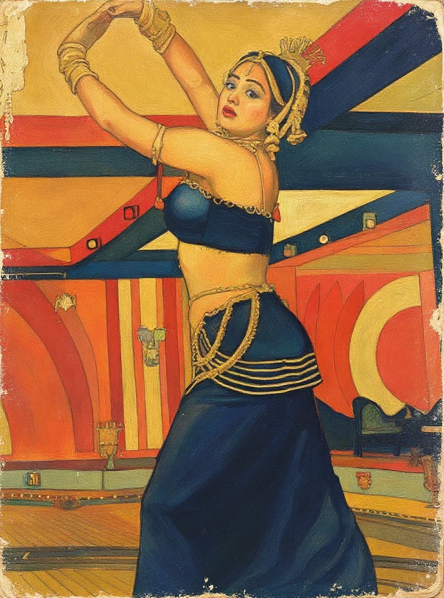 Transform image to vintage art style