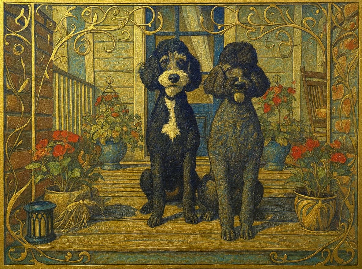 Transform image to art-nouveau art style
