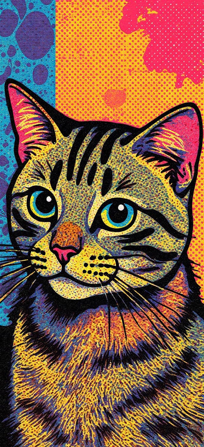 Transform image to pop-art art style